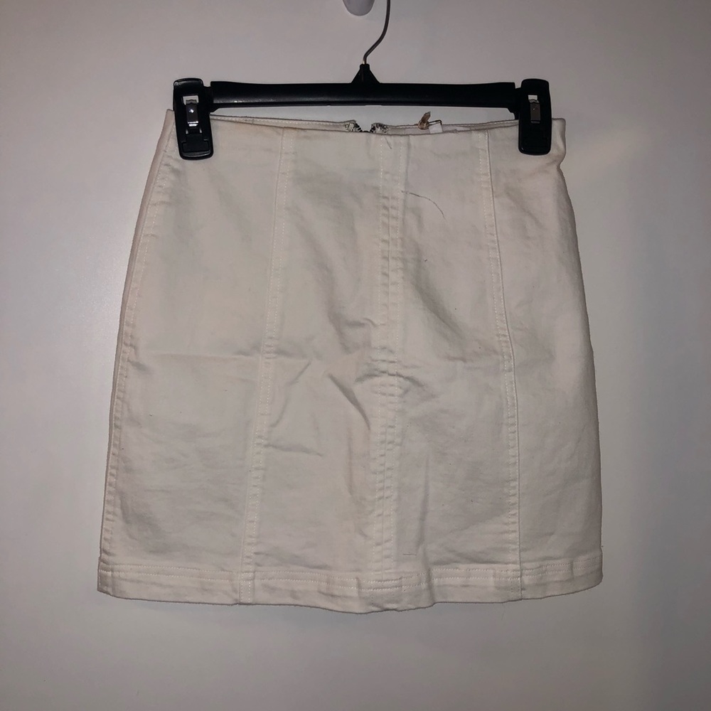 White skirt